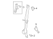 Diagram for Ford E-Transit Seat Belt - LK4Z-14611B08-DC