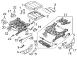 Diagram for Ford Maverick Seat Cover - NZ6Z-6062901-CA