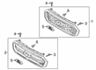 Diagram for Ford Ranger Grille - MB3Z-8C324-AA