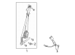 Diagram for Ford Bronco Seat Belt - N2DZ-58611B09-AB