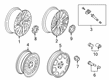 Diagram for Lincoln Wheel Cover - LC5Z-1130-A