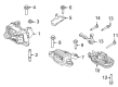 Diagram for Ford Maverick Motor And Transmission Mount - LX6Z-6038-F