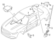 Diagram for 2022 Ford Mustang Car Speakers - KR3Z-18808-CB