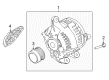 Diagram for Ford Fusion Alternator - G2GZ-10346-J