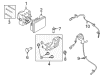 Diagram for Ford SSV Plug-In Hybrid ABS Pump And Motor Assembly - KG9Z-2C219-M