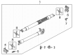 Diagram for Ford Driveshaft Yokes - ML3Z-4782-B