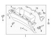 Diagram for 2022 Ford Edge Glove Box - FT4Z-5806010-BF