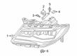 Diagram for 2020 Lincoln MKZ Headlight - JP5Z13008V