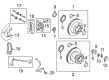 Diagram for Ford Brake Caliper - 8C2Z-2B121-A