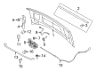 Diagram for 2024 Ford E-350/E-350 Super Duty Hood Latch - 6L5Z-16700-A