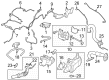 Diagram for 2023 Ford Escape EGR Valve Gasket - LX6Z-9E464-C