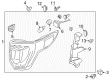Diagram for Ford Police Interceptor Utility Back Up Light - FB5Z-13404-K