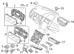 Diagram for 2019 Ford Police Interceptor Sedan HVAC Control Module - EG1Z-19980-W