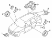 Diagram for 2023 Lincoln Nautilus Car Speakers - FA1Z-18808-MA