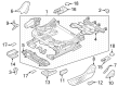 Diagram for Ford Mustang Seat Motor - EU5Z-14547-C