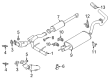Diagram for Ford F-150 Muffler Hanger Straps - ML3Z-5260-B