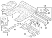Diagram for Ford F-150 Floor Pan - FL3Z-1611135-C