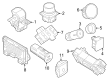 Diagram for Lincoln Aviator HVAC Control Module - LC5Z-19980-HA
