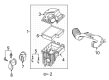 Diagram for Ford Transit Air Filter Box - JK4Z-9661-A