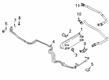 Diagram for Ford Automatic Transmission Oil Cooler Line - HC3Z-7R081-H