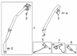 Diagram for 2022 Lincoln Corsair Seat Belt - LJ7Z-78611B09-AG