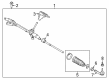 Diagram for Ford EcoSport Steering Gear Box - GN1Z-3504-SA