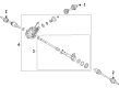 Diagram for Ford Transit Axle Shaft - LK4Z-3A428-A