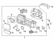 Diagram for Ford F-250 Super Duty Body Control Module - LU5Z-15604-BA