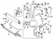 Diagram for Ford Transit Connect Automatic Transmission Oil Cooler Line - JX6Z-7C410-H
