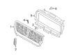 Diagram for 2022 Lincoln Corsair Grille - LJ7Z-8200-CA