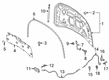Diagram for Ford Escape Hood Latch - LJ6Z-16700-B