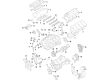 Diagram for Ford Crankshaft Thrust Washer Set - AT4Z-6333-R