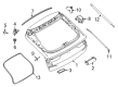 Diagram for 2022 Ford Mustang Mach-E Door Hinge - LJ8Z-5842900-A