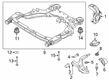 Diagram for Ford Police Interceptor Sedan Control Arm - FA5Z-3079-A