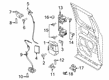 Diagram for Ford F-150 Door Hinge - FL3Z-1826800-C