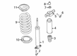 Diagram for 2022 Lincoln Nautilus Shock Absorber - K2GZ-18125-AJ