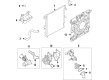 Diagram for Ford Police Interceptor Utility Engine Cooling Fan - P1MZ-8C607-C