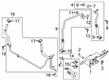 Diagram for 2022 Ford Edge Automatic Transmission Oil Cooler Line - K2GZ-7B028-B