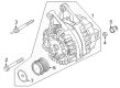 Diagram for 2022 Ford Bronco Sport Alternator - LX6Z-10346-K