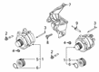 Diagram for Ford Alternator Bracket - LK4Z-10A313-A