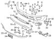 Diagram for Ford Ranger Grille - KB3Z-17B968-B