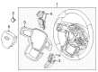 Diagram for Ford Expedition Steering Wheel - JL1Z-3600-CD