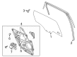 Diagram for 2023 Ford Escape Window Run - LJ6Z-7825766-D