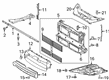 Diagram for 2022 Ford Escape Air Deflector - LJ6Z-8327-H