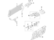 Diagram for Ford F-150 Fan Blade - ML3Z-8C607-D