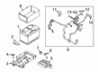 Diagram for 2020 Lincoln Nautilus Battery Cable - K2GZ-14300-N