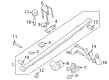 Diagram for Ford F-150 Leaf Spring Bushing - HL3Z-5781-A