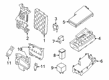 Diagram for Ford Transit Connect Relay Block - KT1Z-14A068-M