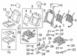 Diagram for Ford Ranger Seat Cushion - KB3Z-2164811-G