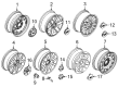 Diagram for 2023 Ford F-150 Wheel Cover - FL3Z-1130-J